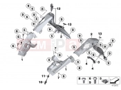 BMW Motorrad BMW 2018 K models 6-cylinder K 1600 Bagger (0F51, 0F53) Covering inner