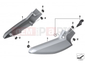 BMW Motorrad BMW 2018 K models 6-cylinder K 1600 Bagger (0F51, 0F53) Rear side panel