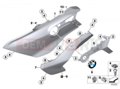 BMW Motorrad BMW 2018 K models 6-cylinder K 1600 Bagger (0F51, 0F53) Fairing side section, front