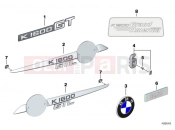 BMW Motorrad BMW 2018 K models 6-cylinder K 1600 Bagger (0F51, 0F53) Label