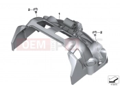 BMW Motorrad BMW 2018 K models 6-cylinder K 1600 Bagger (0F51, 0F53) Dualseat locking mechanism