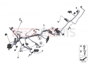 BMW Motorrad BMW 2018 K models 6-cylinder K 1600 Bagger (0F51, 0F53) Main wiring harness