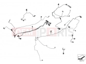 BMW Motorrad BMW 2018 K models 6-cylinder K 1600 Bagger (0F51, 0F53) Various wiring harnesses