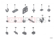 BMW Motorrad BMW 2018 K models 6-cylinder K 1600 Bagger (0F51, 0F53) Various cable holders
