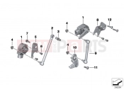 BMW Motorrad BMW 2018 K models 6-cylinder K 1600 Bagger (0F51, 0F53) Headlight-head light aim control