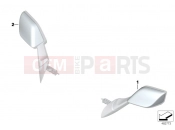 BMW Motorrad BMW 2018 K models 6-cylinder K 1600 Bagger (0F51, 0F53) Mirror cap, chrome-plated