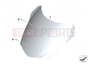 BMW Motorrad BMW 2018 K models 6-cylinder K 1600 Bagger (0F51, 0F53) Windshield, Comfort