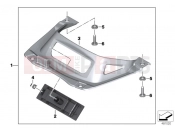 BMW Motorrad BMW 2018 K models 6-cylinder K 1600 Bagger (0F51, 0F53) Floor lighting