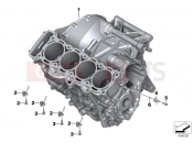 BMW Motorrad BMW 2018 S models S 1000 XR (0D03, 0D13) Engine housing