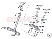 BMW Motorrad BMW 2018 S models S 1000 XR (0D03, 0D13) Fork brace, bottom/top