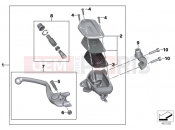 BMW Motorrad BMW 2018 S models S 1000 XR (0D03, 0D13) Control assembly fitting