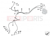 BMW Motorrad BMW 2018 S models S 1000 XR (0D03, 0D13) Brake lines, front