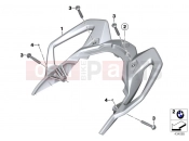 BMW Motorrad BMW 2018 S models S 1000 XR (0D03, 0D13) Handle rear