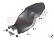 BMW Motorrad BMW 2018 S models S 1000 XR (0D03, 0D13) Bench seat