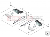 BMW Motorrad BMW 2018 S models S 1000 XR (0D03, 0D13) Turn signals, front