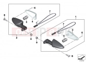 BMW Motorrad BMW 2018 S models S 1000 XR (0D03, 0D13) Turn signals, rear