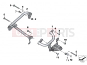 BMW Motorrad BMW 2018 S models S 1000 XR (0D03, 0D13) Engine protection bar