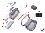 BMW Motorrad BMW 2018 S models S 1000 XR (0D03, 0D13) Single components for Touring case