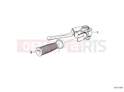 BMW Motorrad BMW 1996 R-Models 4V R 850 R 94 (0401,0406) Complete left handle unit