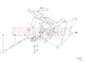 BMW Motorrad BMW 1996 R-Models 4V R 850 R 94 (0401,0406) Headlight bracket, authorities