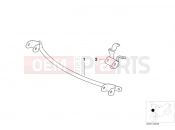 BMW Motorrad BMW 1996 R-Models 4V R 850 R 94 (0401,0406) Marker light bracket