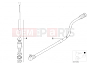 BMW Motorrad BMW 1996 R-Models 4V R 850 R 94 (0401,0406) Radio antenna