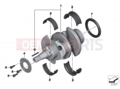 BMW Motorrad BMW 2006 R-Models K2x HP2 Enduro (0369,0389) Crankshaft attaching parts