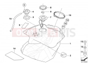 BMW Motorrad BMW 2006 R-Models K2x HP2 Enduro (0369,0389) Fuel tank