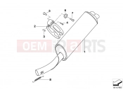 BMW Motorrad BMW 2006 R-Models K2x HP2 Enduro (0369,0389) Muffler system