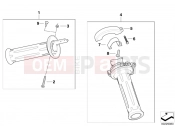 BMW Motorrad BMW 2006 R-Models K2x HP2 Enduro (0369,0389) Handlebar grips unheated
