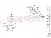 BMW Motorrad BMW 2006 R-Models K2x HP2 Enduro (0369,0389) Tension struts with mounting