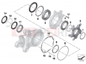 BMW Motorrad BMW 2006 R-Models K2x HP2 Enduro (0369,0389) Bearing for ring gear