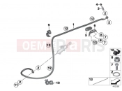 BMW Motorrad BMW 2006 R-Models K2x HP2 Enduro (0369,0389) Brake pipe, rear, without ABS