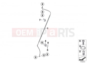 BMW Motorrad BMW 2006 R-Models K2x HP2 Enduro (0369,0389) Brake pipe, front