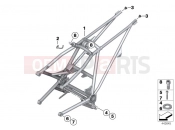 BMW Motorrad BMW 2006 R-Models K2x HP2 Enduro (0369,0389) Rear frame