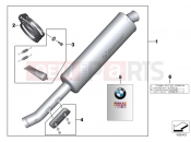 BMW Motorrad BMW 2006 R-Models K2x HP2 Enduro (0369,0389) Sport muffler