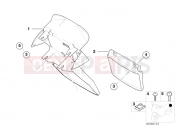 BMW Motorrad BMW 2006 F-Models F 650 GS Dakar 04 (0176,0186) extension license-plate carrier