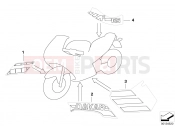 BMW Motorrad BMW 2006 F-Models F 650 GS Dakar 04 (0176,0186) Stick-on label