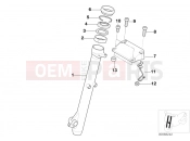 BMW Motorrad BMW 2007 F-Models F 650 GS 04 (0175,0185) Fork slider