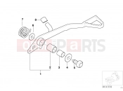 BMW Motorrad BMW 2007 F-Models F 650 GS 04 (0175,0185) Brake pedal