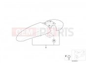 BMW Motorrad BMW 2007 F-Models F 650 GS 04 (0175,0185) Front wheel cover, lower