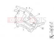 BMW Motorrad BMW 2007 F-Models F 650 GS 04 (0175,0185) Bracket f cockpit trim panel