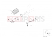 BMW Motorrad BMW 2007 F-Models F 650 GS 04 (0175,0185) Rear footrests
