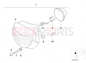 BMW Motorrad BMW 2007 F-Models F 650 GS 04 (0175,0185) Headlight