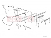 BMW Motorrad BMW 1997 R-Models 4V R 850 GS 95 (0403) Bowden cable