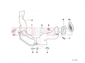 BMW Motorrad BMW 1997 R-Models 4V R 850 RT 96 (0412) Air duct