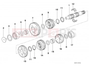 BMW Motorrad BMW 1998 R-Models 4V R 850 GS 95 (0403) 5-speed trans. output shaft M 97