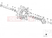 BMW Motorrad BMW 1998 R-Models 4V R 850 R 94 (0401,0406) Wheel hub mounting parts front