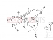 BMW Motorrad BMW 1998 R-Models 4V R 850 R 94 (0401,0406) Rear frame