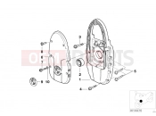 BMW Motorrad BMW 1998 R-Models 4V R 850 RT 96 (0412) Front cover/Alternator support cover